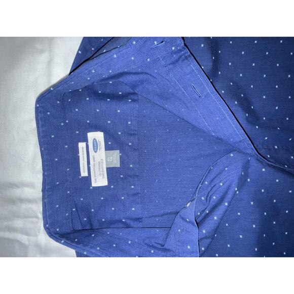 Old Navy Mens The Signature Shirt Size XL Slim Fit Blue - Picture 5 of 5